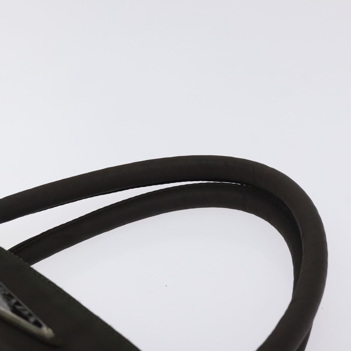 Prada Nylon Khaki Silver