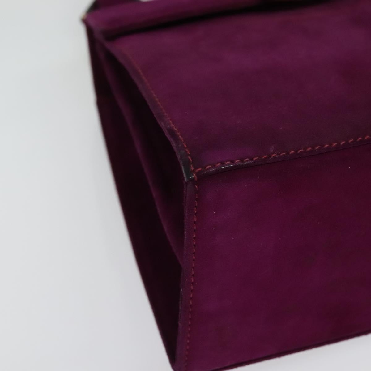 Salvatore Ferragamo Gancini Suede Purple