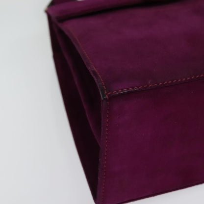 Salvatore Ferragamo Gancini Suede Purple