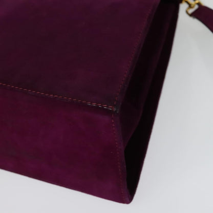 Salvatore Ferragamo Gancini Suede Purple