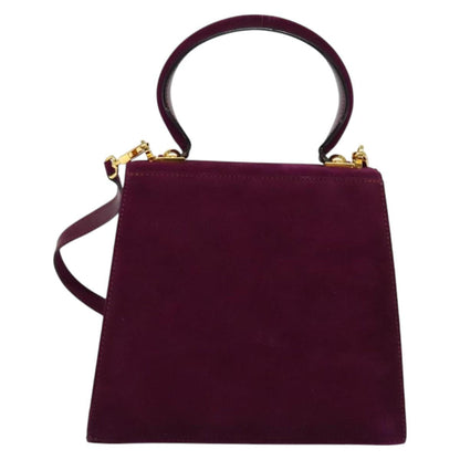 Salvatore Ferragamo Gancini Suede Purple