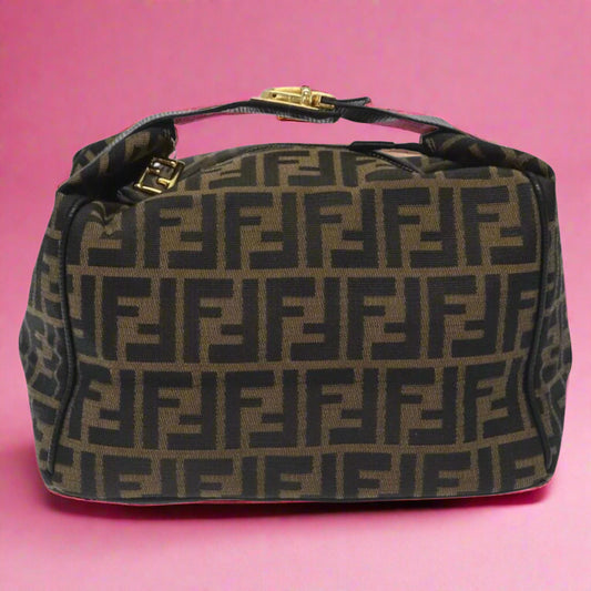 Fendi Zucca Canvas Vanity Pouch