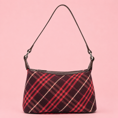 Burberry Blue Label Nova Check Canvas Shoulder Bag