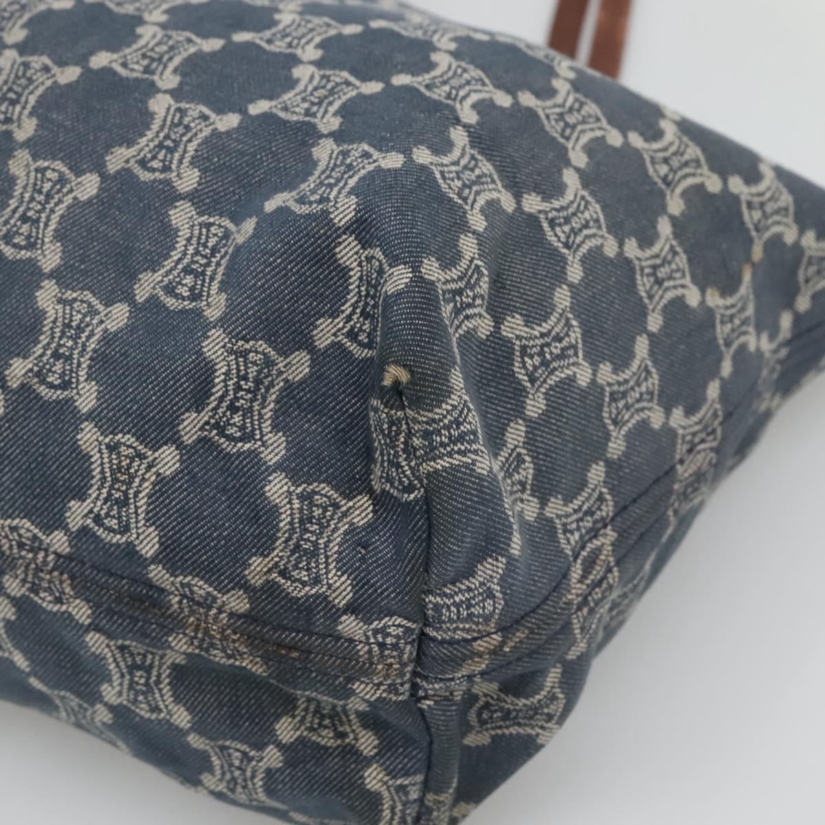 Celine Paris Macadam Denim Tote