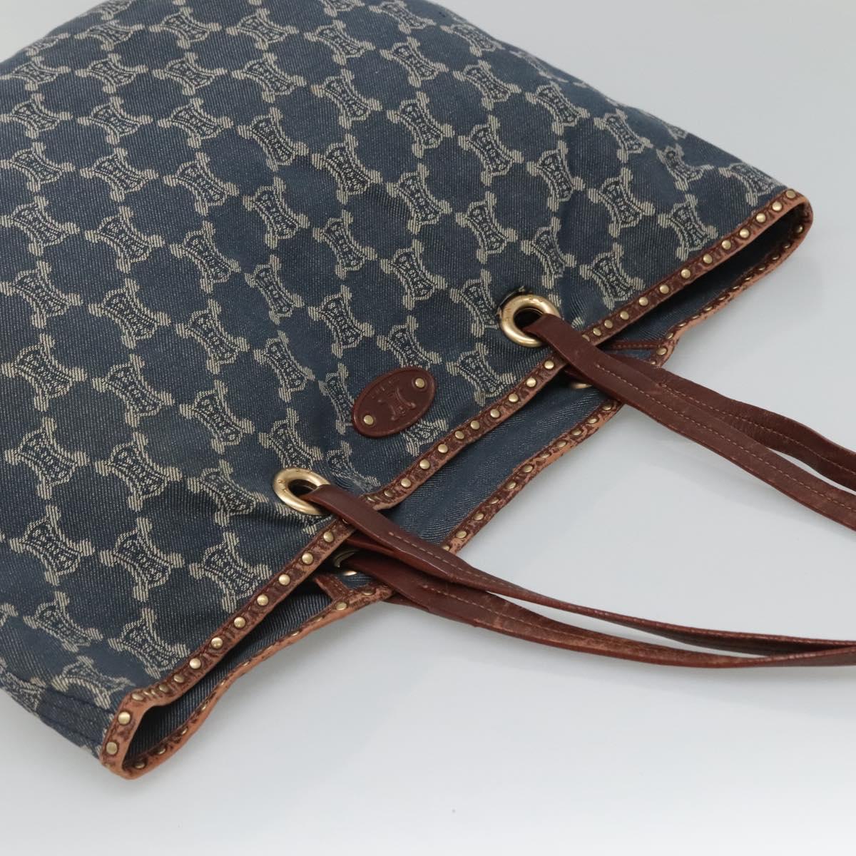 Celine Paris Macadam Denim Tote