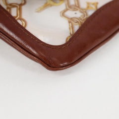 Louis Vuitton Monogram Charm Pochette Cles Coin Purse White