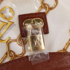 Louis Vuitton Monogram Charm Pochette Cles Coin Purse White