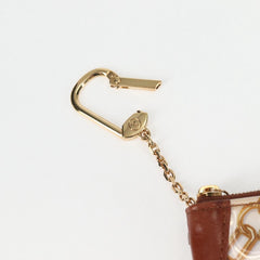 Louis Vuitton Monogram Charm Pochette Cles Coin Purse White
