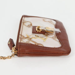Louis Vuitton Monogram Charm Pochette Cles Coin Purse White