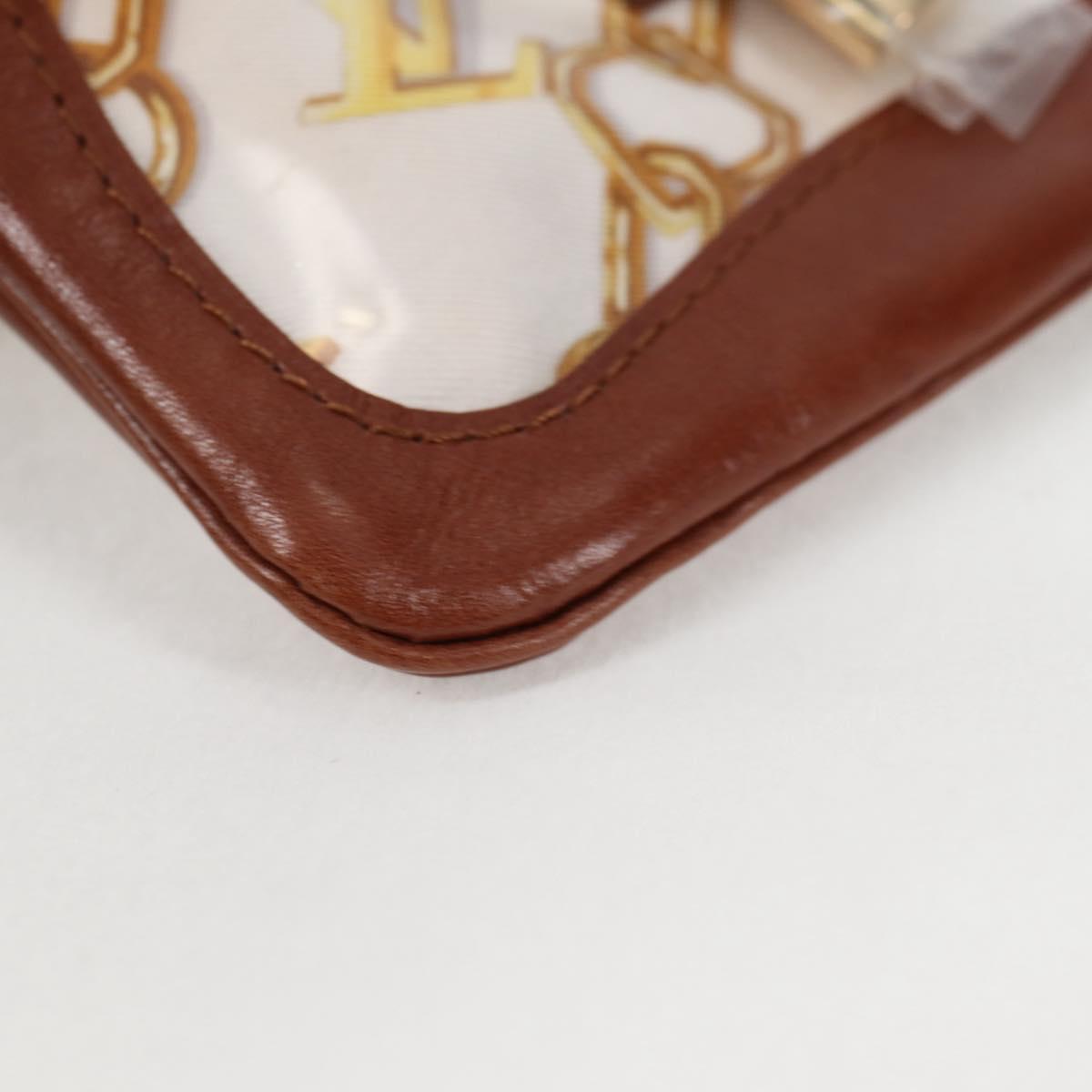 Louis Vuitton Monogram Charm Pochette Cles Coin Purse White