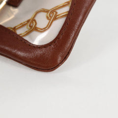 Louis Vuitton Monogram Charm Pochette Cles Coin Purse White
