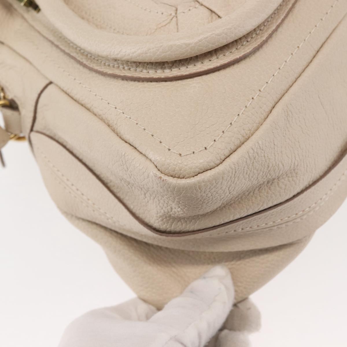 Chloe Paraty Cream Handbag With Shoulder Strap