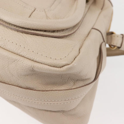 Chloe Paraty Cream Handbag With Shoulder Strap