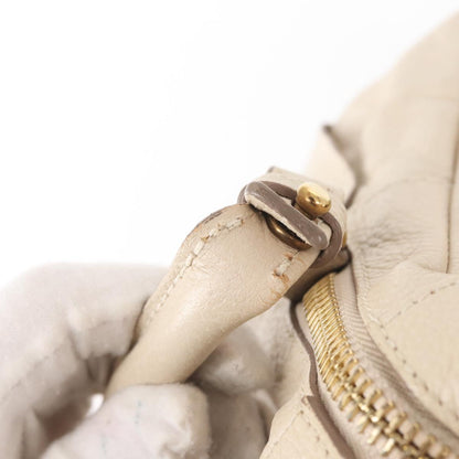 Chloe Paraty Cream Handbag With Shoulder Strap