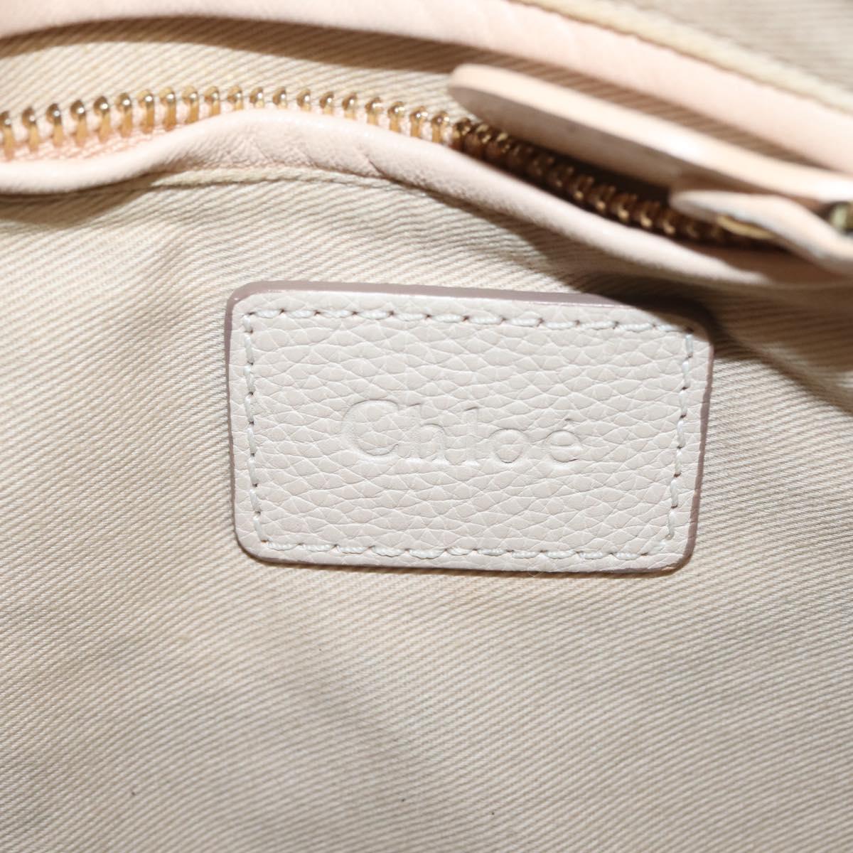Chloe Paraty Cream Handbag With Shoulder Strap