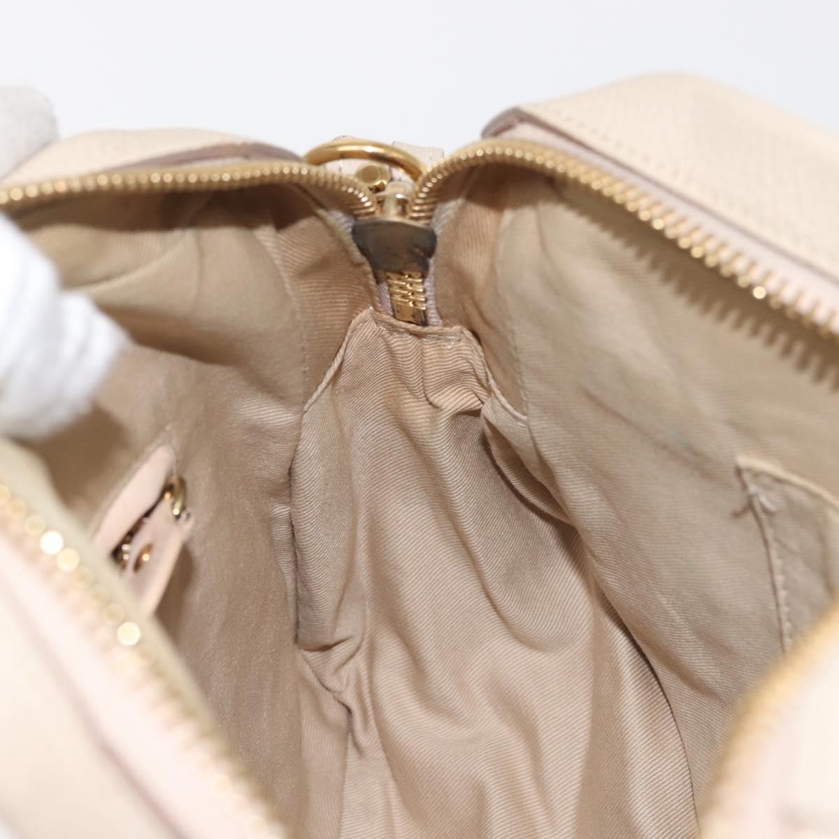 Chloe Paraty Cream Handbag With Shoulder Strap