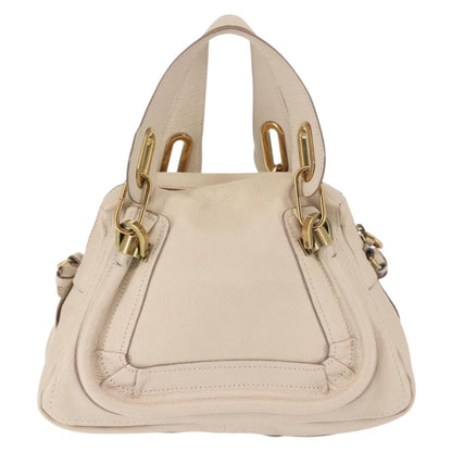 Chloe Paraty Cream Handbag With Shoulder Strap