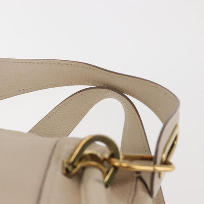 Chloe Paraty Cream Handbag With Shoulder Strap