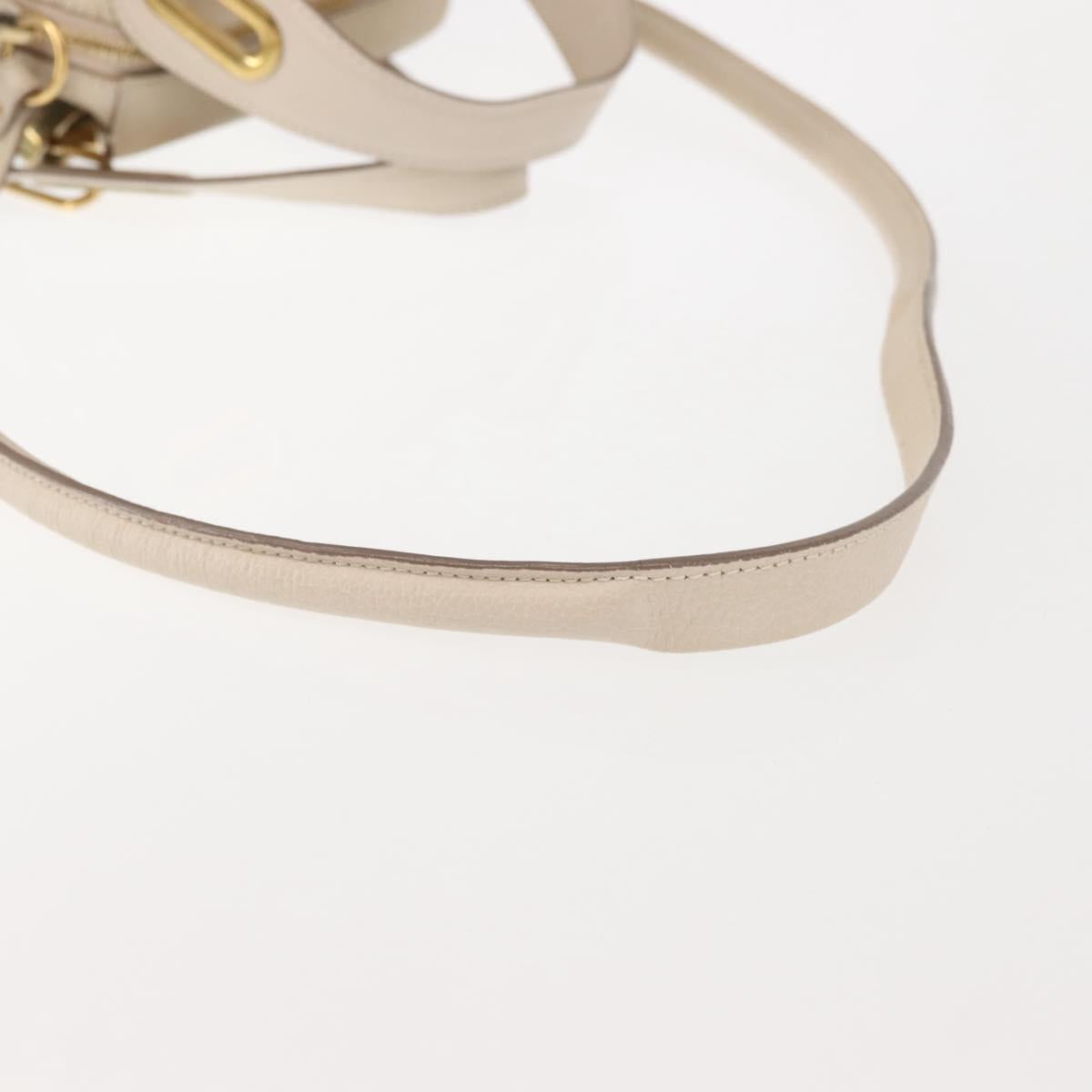 Chloe Paraty Cream Handbag With Shoulder Strap
