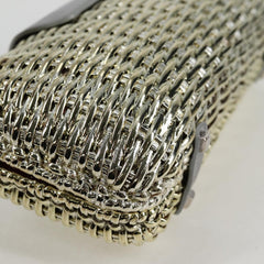 Salvatore Ferragamo Gancini Hand Bag Rattan Gold Auth 137497SAV (Copy)