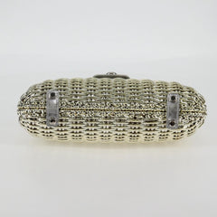 Salvatore Ferragamo Gancini Hand Bag Rattan Gold Auth 137497SAV (Copy)