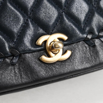 Chanel Matelasse Chain Navy