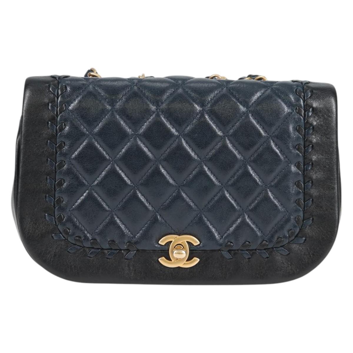 Chanel Matelasse Chain Navy