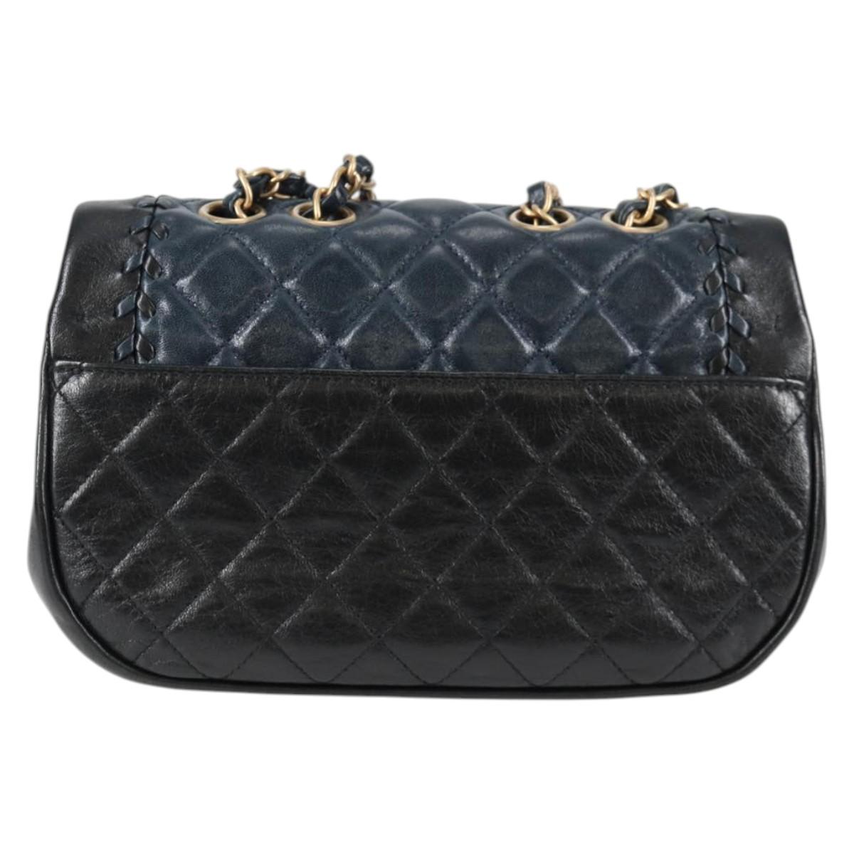 Chanel Matelasse Chain Navy