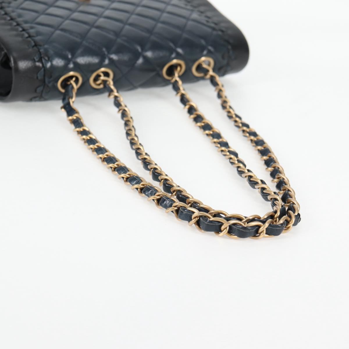 Chanel Matelasse Chain Navy