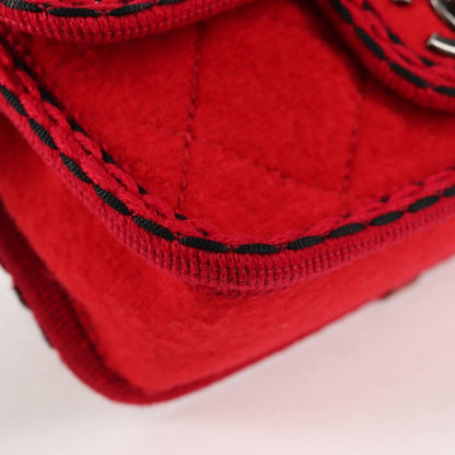 Chanel Matelasse Chain Wool Red
