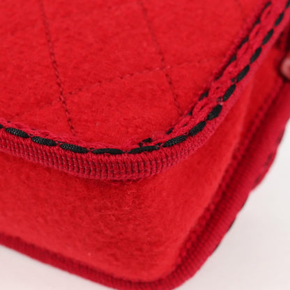 Chanel Matelasse Chain Wool Red