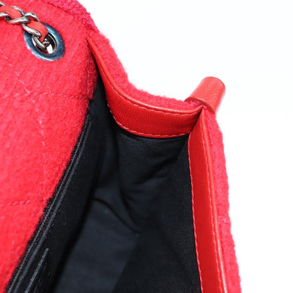 Chanel Matelasse Chain Wool Red