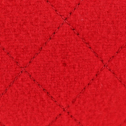 Chanel Matelasse Chain Wool Red