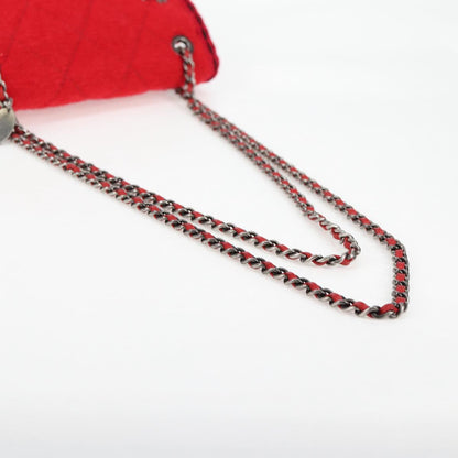 Chanel Matelasse Chain Wool Red