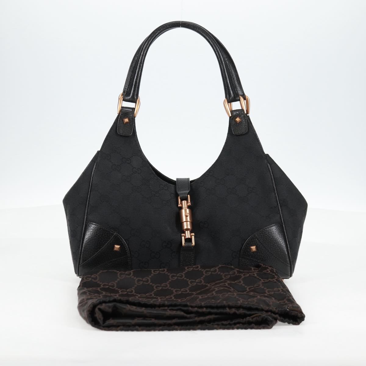 Gucci GG Canvas Bardot Black