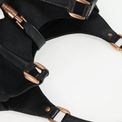 Gucci GG Canvas Bardot Black