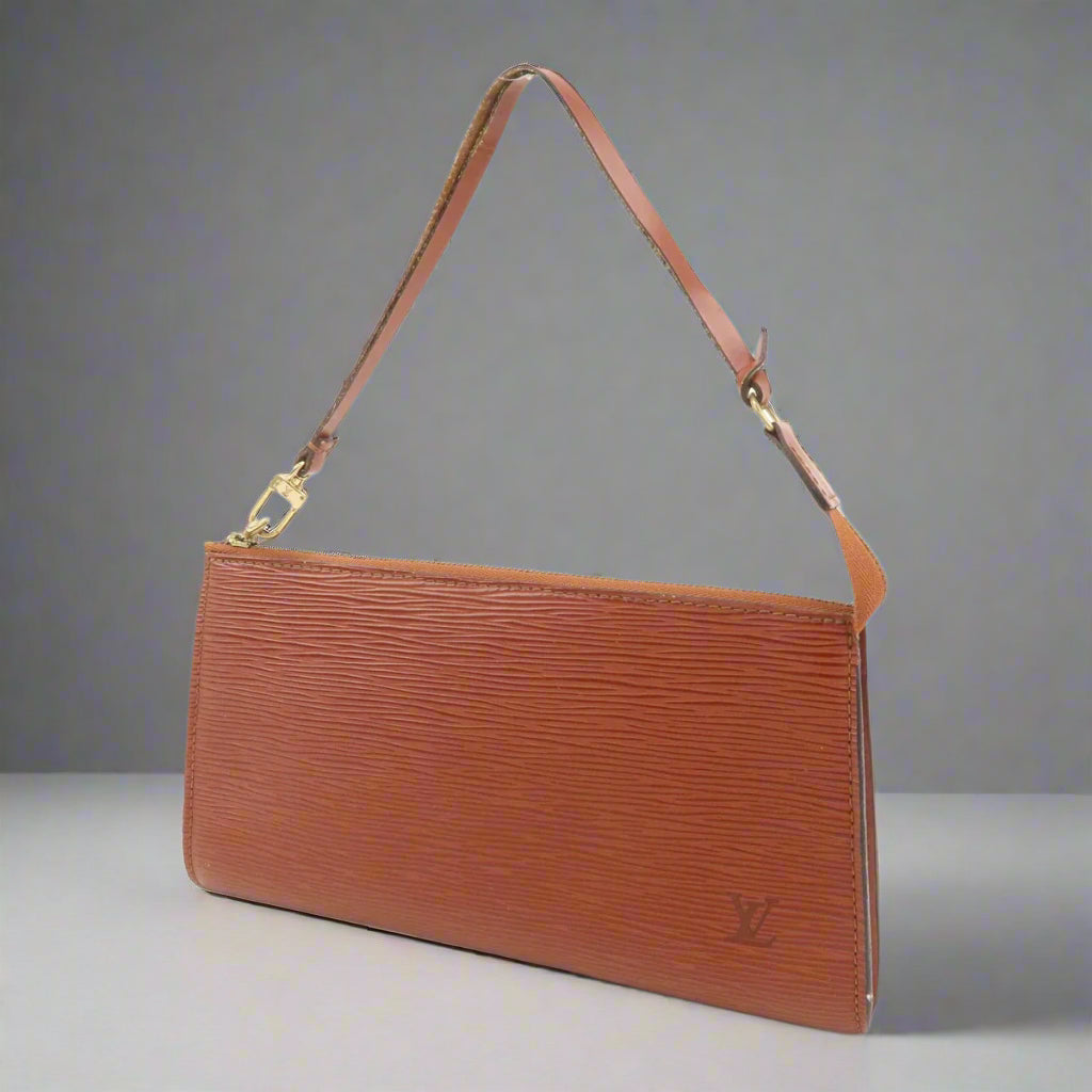 Louis Vuitton Epi Pochette Brown