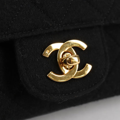 Chanel Matelasse Cotton Black Bag