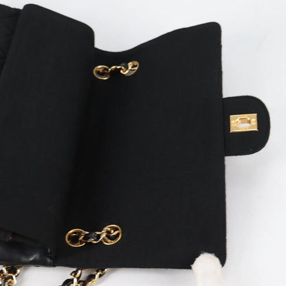 Chanel Matelasse Cotton Black Bag