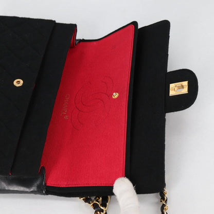 Chanel Matelasse Cotton Black Bag