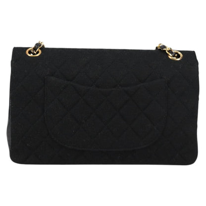 Chanel Matelasse Cotton Black Bag