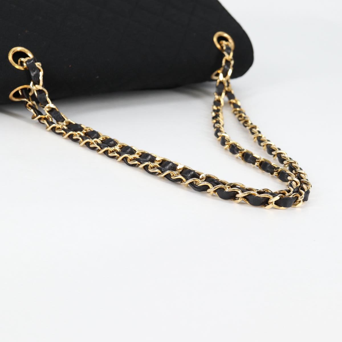 Chanel Matelasse Cotton Black Bag