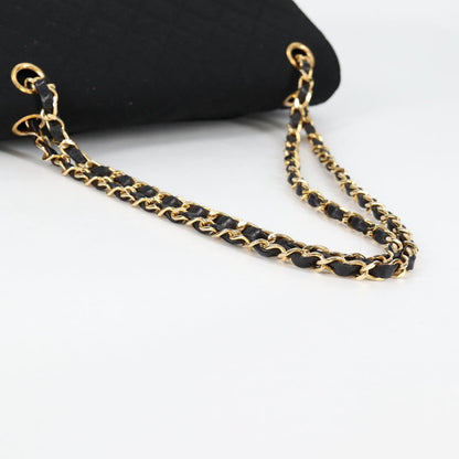 Chanel Matelasse Cotton Black Bag