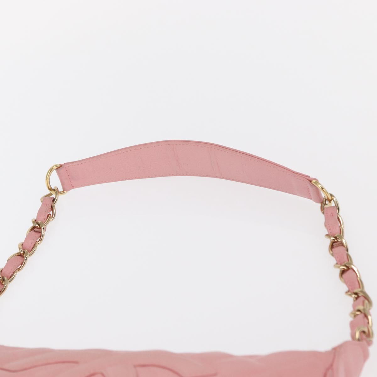 Chanel Matelasse COCO Mark Chain Bag Caviar Skin Pink