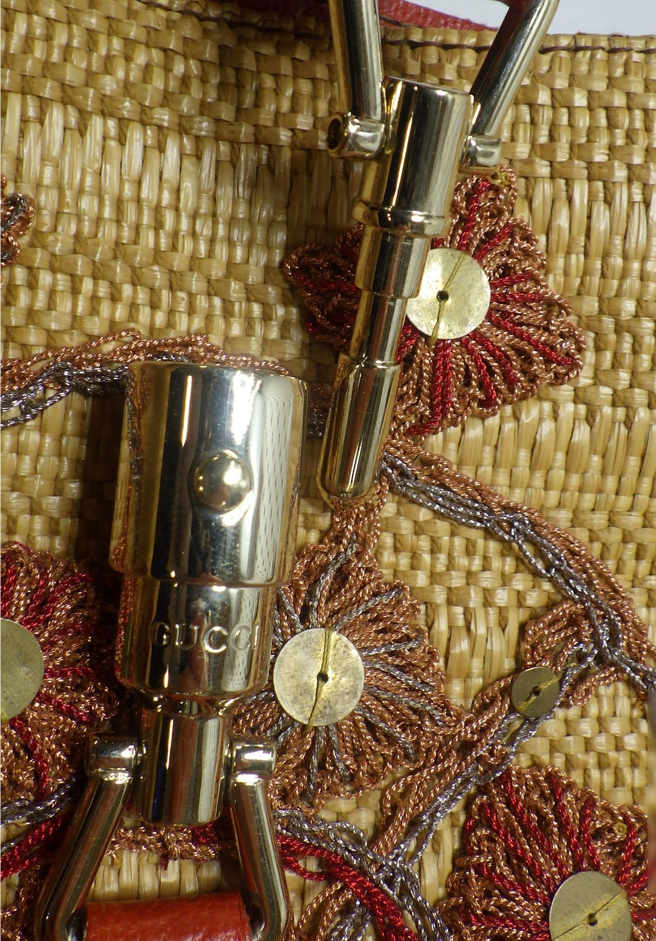 Gucci Jackie Embroidered Shoulder Bag