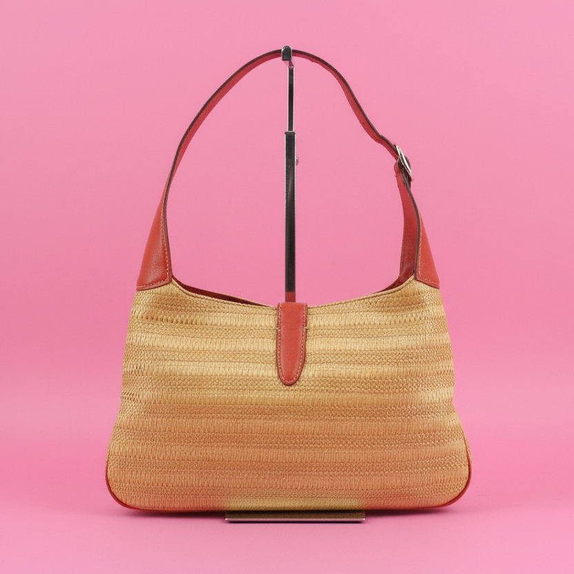 Gucci Jackie Embroidered Shoulder Bag