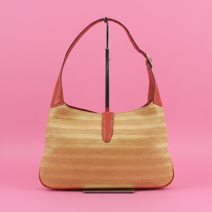 Gucci Jackie Embroidered Shoulder Bag