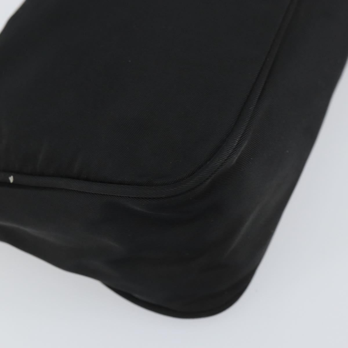 Prada Hand Nylon Black Silver