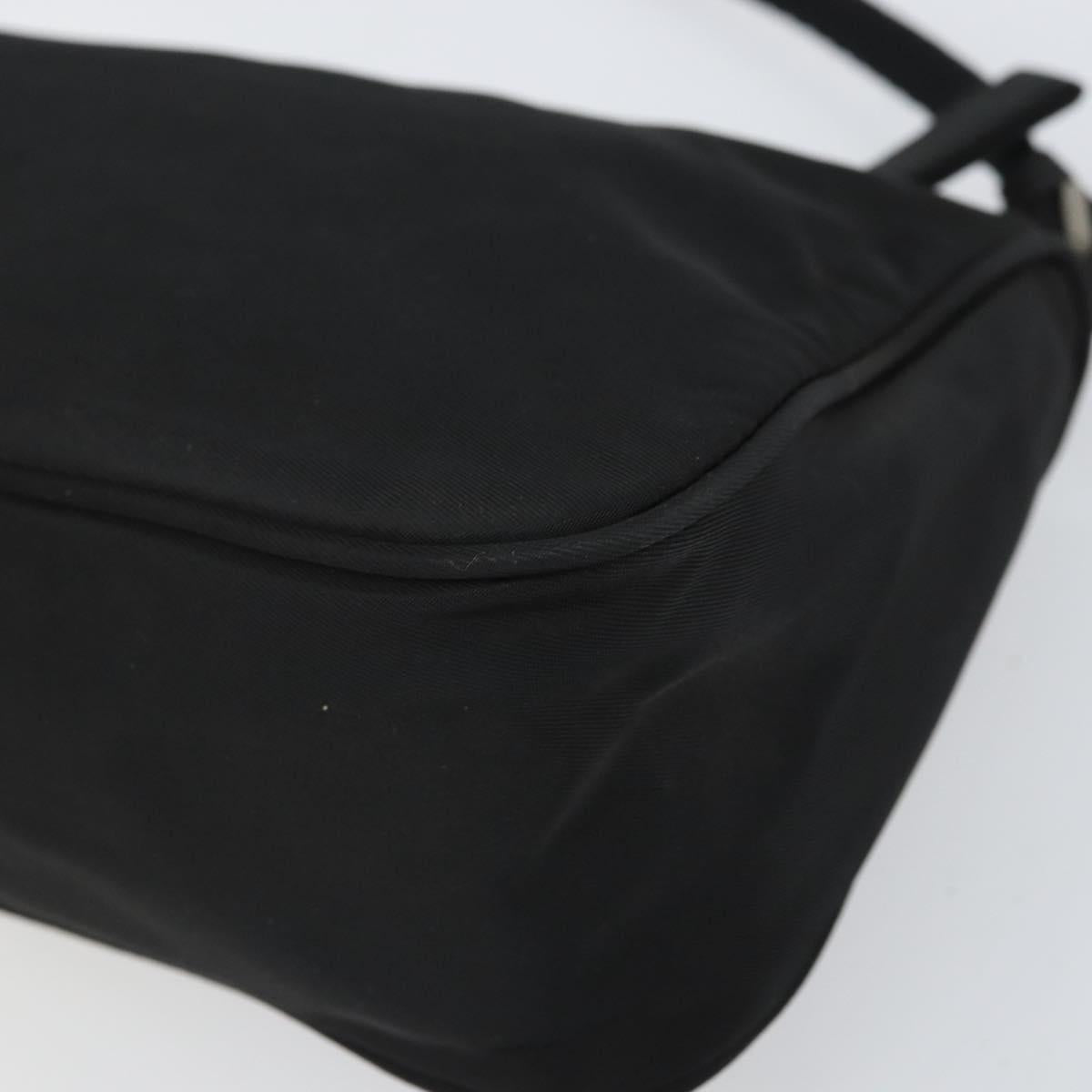 Prada Hand Nylon Black Silver