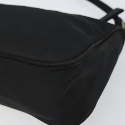 Prada Hand Nylon Black Silver